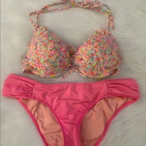 Victoria Secret Multicolored Knockout Bikini S 34A